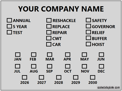 Safety Test Tag