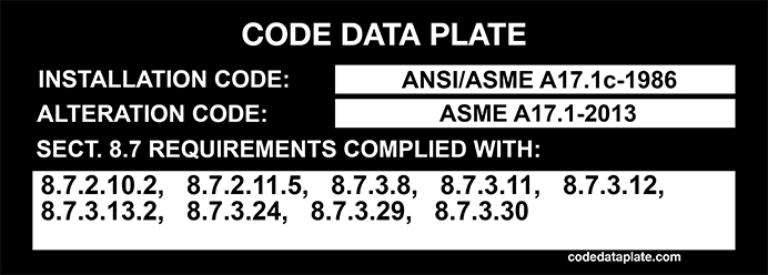 Single Year Alteration Plate